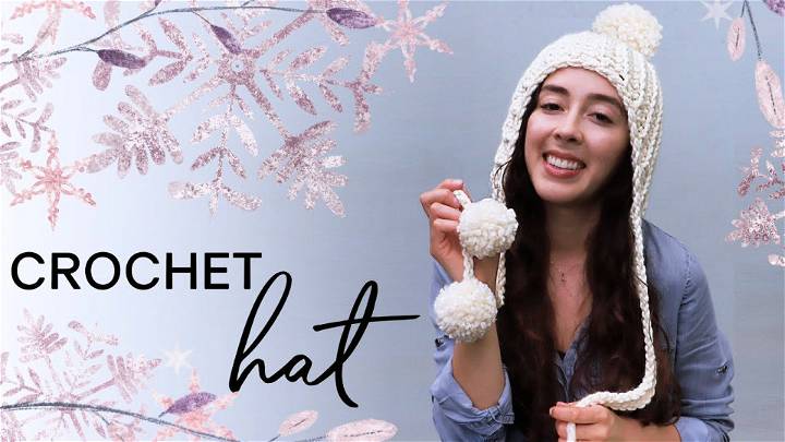 Crochet Winter Earflap Hat Pattern for Beginners