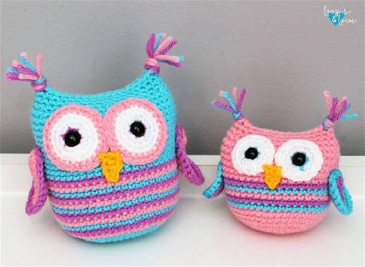 Crocheted Owl Amigurumi Free Pattern