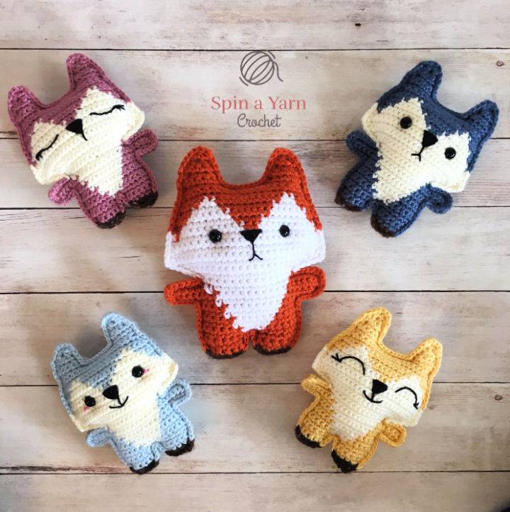 Crocheted Pocket Fox Free Pattern