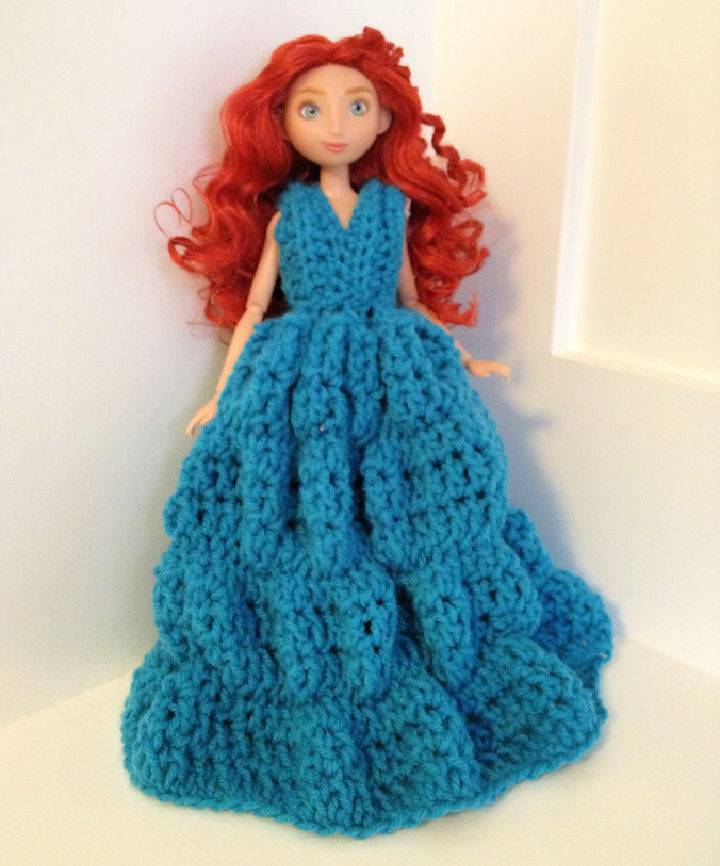 Crocheting a Barbie Galaxy Dress - Free Pattern