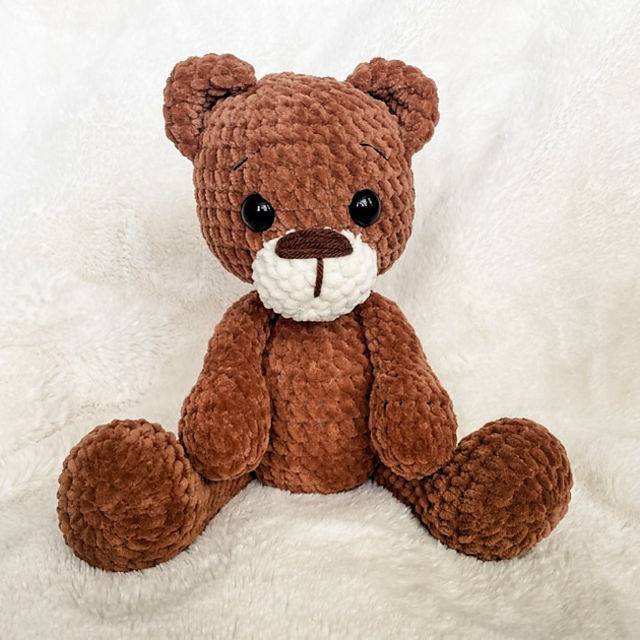 Crocheting a Plush Teddy Bear Free Pattern