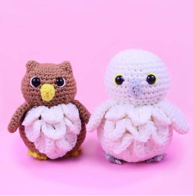 Crochet Owl and Snow Owl Amigurumi Pattern
