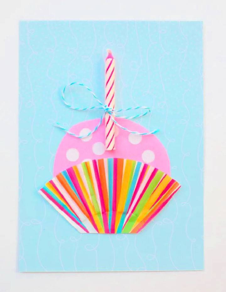 DIY Cupcake Birthday Card