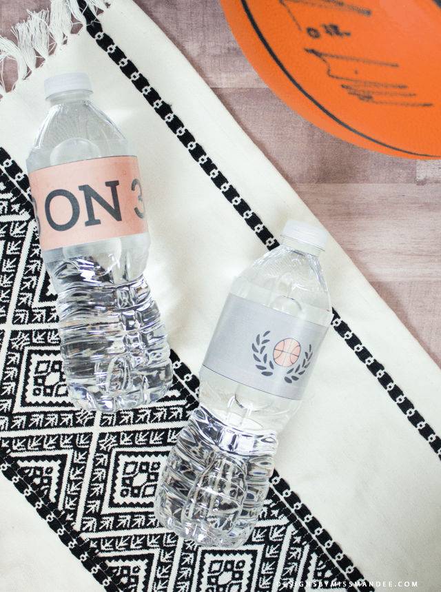 Customizable Water Bottle Labels