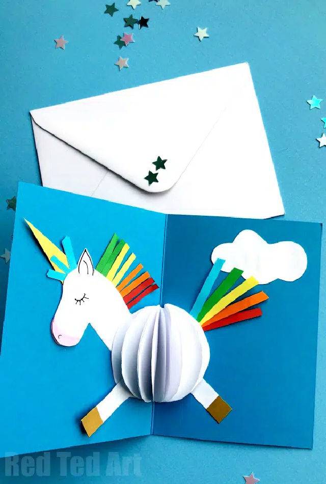 Cute 3D Unicorn Card Tutorial