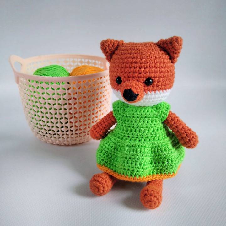 Cute Crochet Fox Amigurumi Pattern