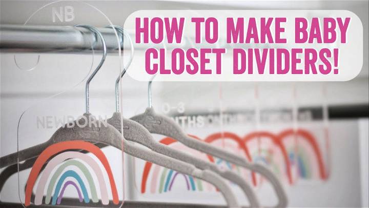 DIY Baby Closet Clothing Dividers