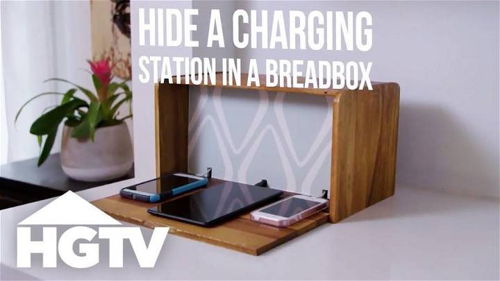 DIY Breadbox Charging Station