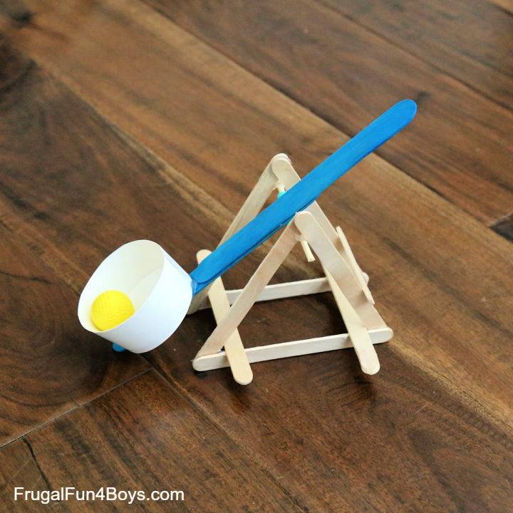 Making a Catapult Out of Popsicle Sticks