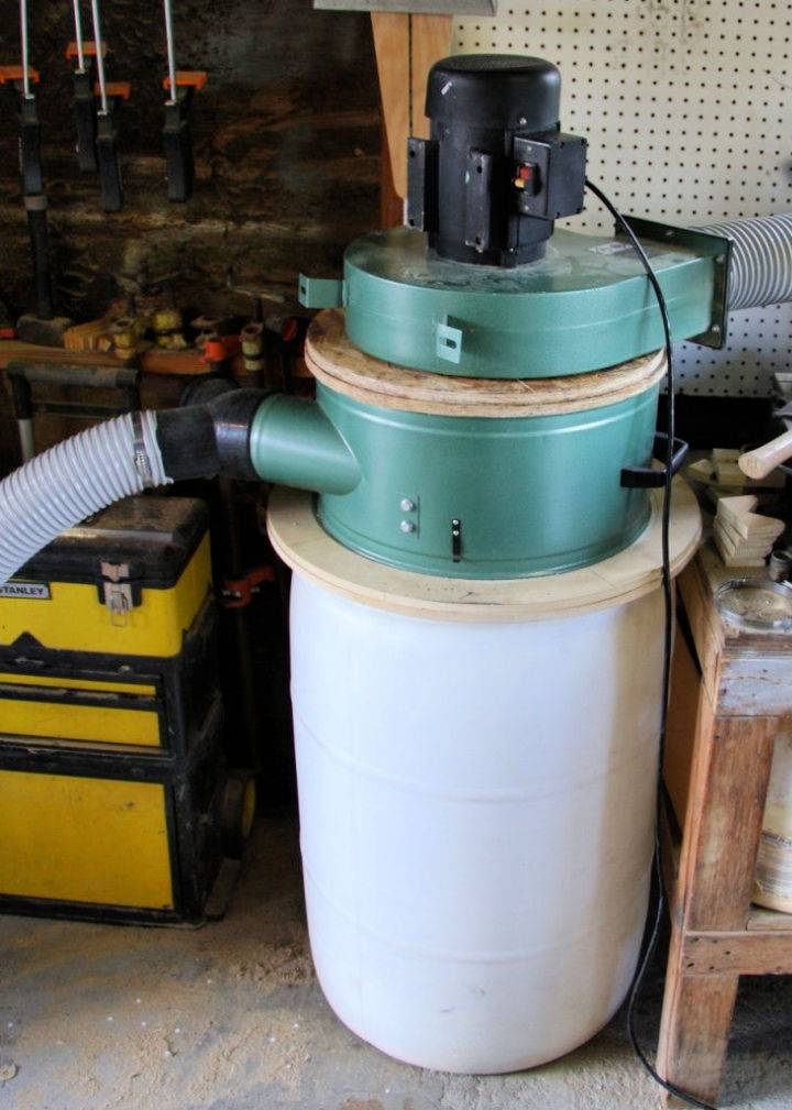 DIY Cyclone Chip Separator for a Dust Collector