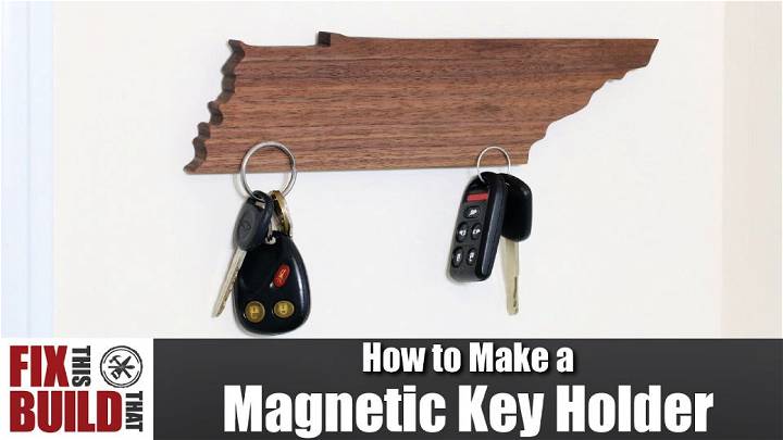 Do It Yourself Magnetic Key Holder