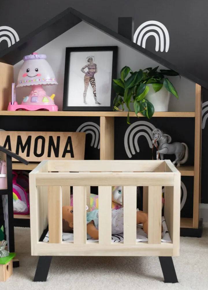 Modern DIY Babydoll Crib
