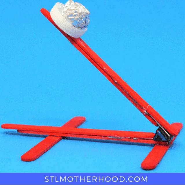 DIY Popsicle Stick Catapult With Binder Clips