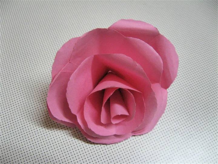 DIY Real Looking Paper Roses