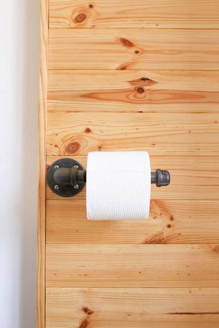 DIY Rustic Toilet Paper Holder in Less Than 5 Minutes