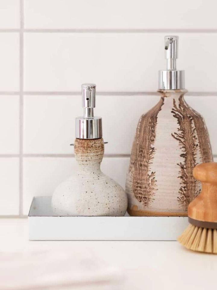 DIY Soap Dispenser From a Small Vase