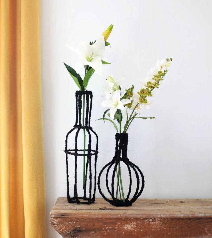 How to Make Decorative Wire Vase