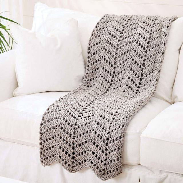 Easiest Ripples in the Sand Afghan to Crochet