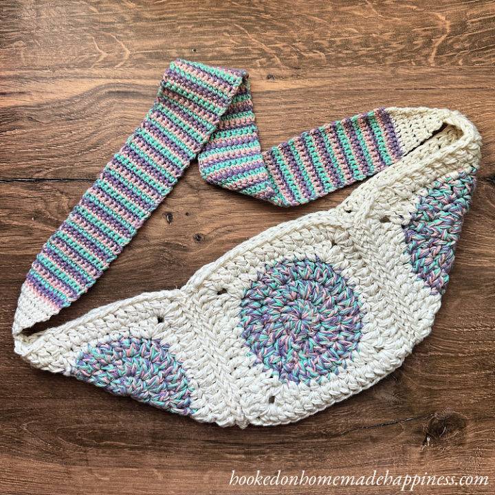 Easy Crochet Color Pop Crossbody Bag Pattern