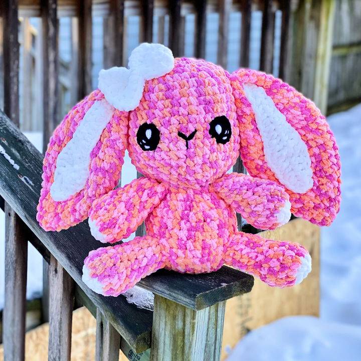 Crochet Spring Sherbet Bunny Amigurumi Tutorial