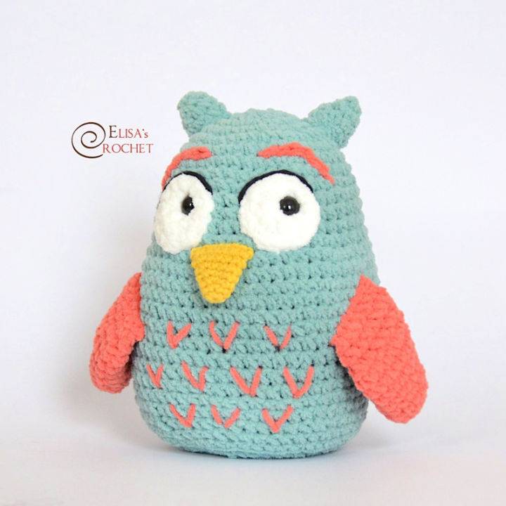 Easy Crochet Sweet Owl Tutorial