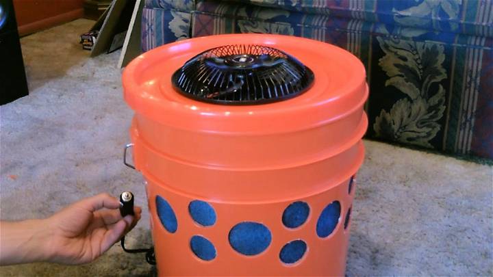 Easy DIY 5 Gallon Bucket Swamp Cooler