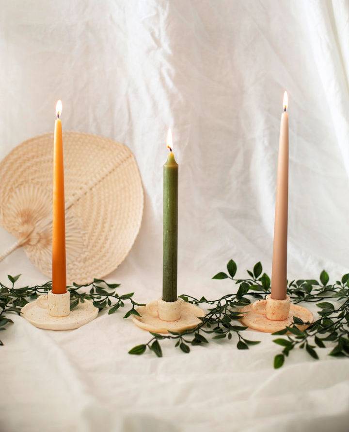 The Easiest DIY Farmhouse Candlesticks - Sarah Joy