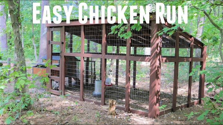 Easy DIY Chicken Run