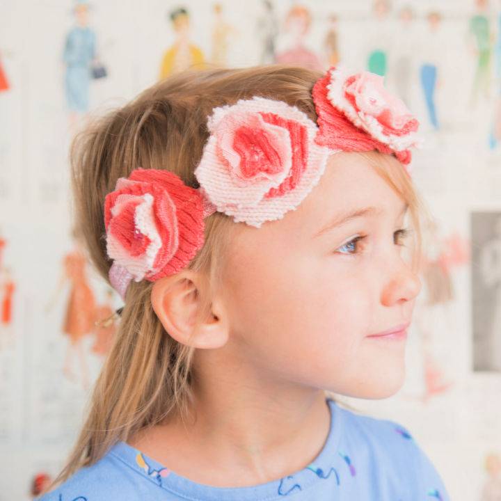 Easy DIY Fabric Flower for Headband