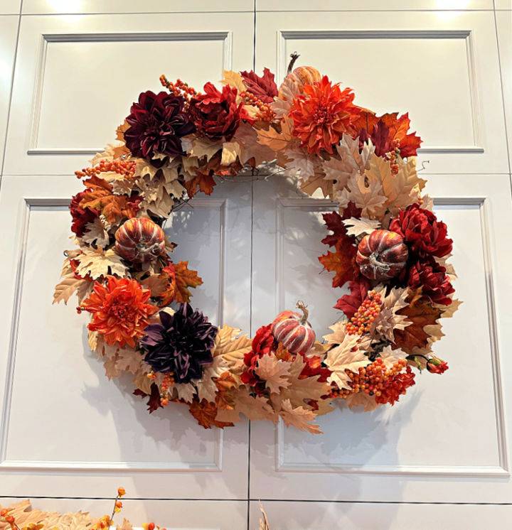 Easy DIY Fall Grapevine Wreath