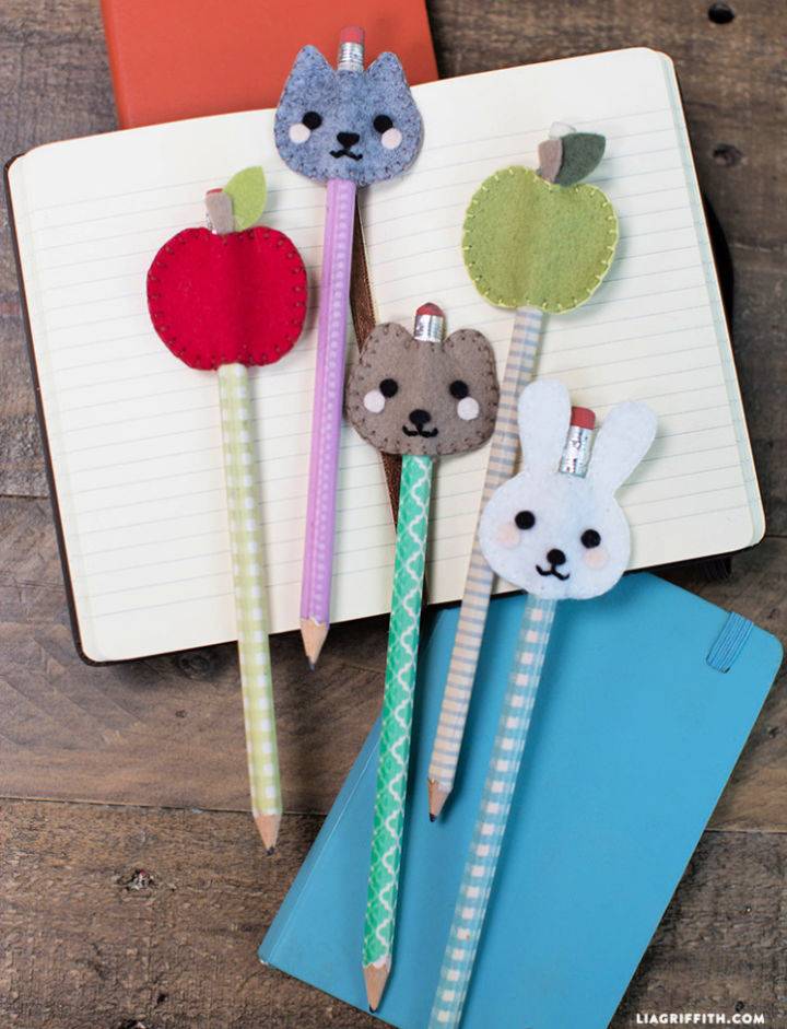 DIY Felt Pencil Toppers for Kid’s