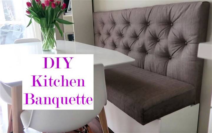 Easy DIY Kitchen Banquette Seating