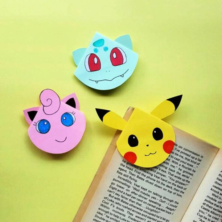 Easy DIY Pokemon Corner Bookmarks