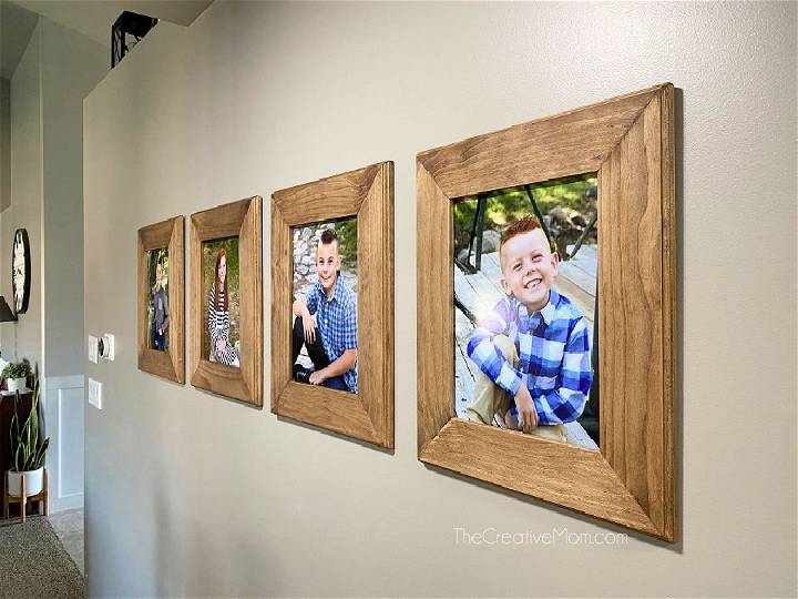Easy DIY Wooden Picture Frames