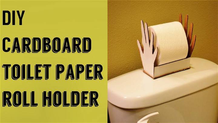 Easy Toilet Paper Roll Holder Using Cardboard