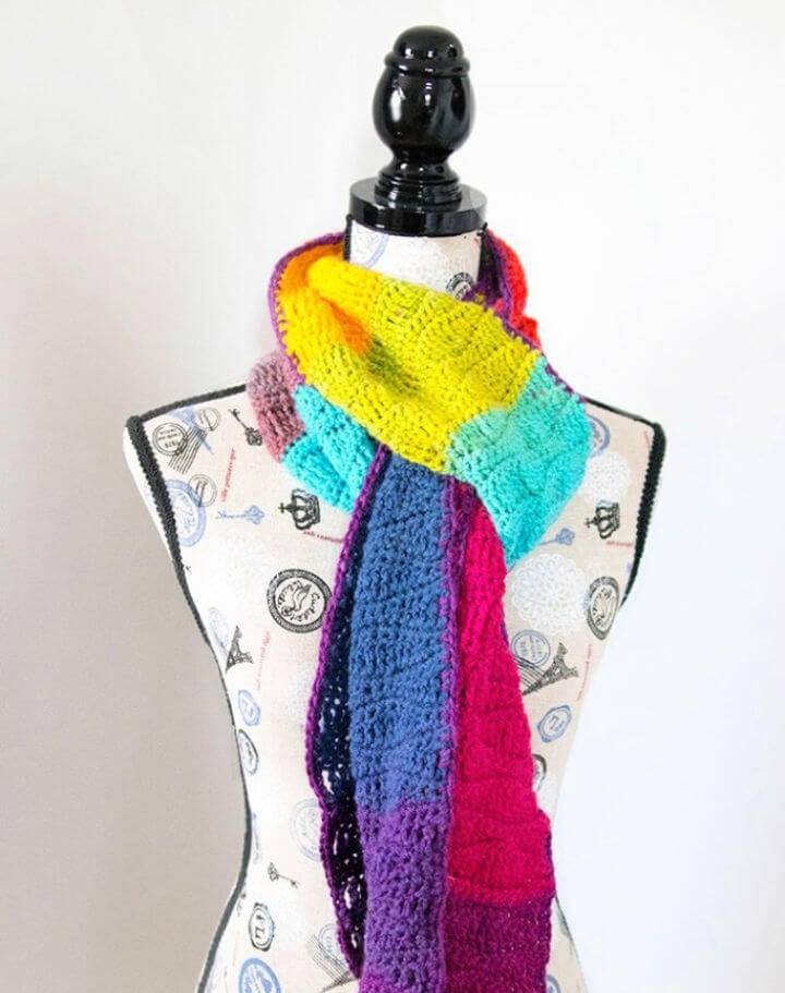 Easy Waves of Enchantment Scarf to Crochet