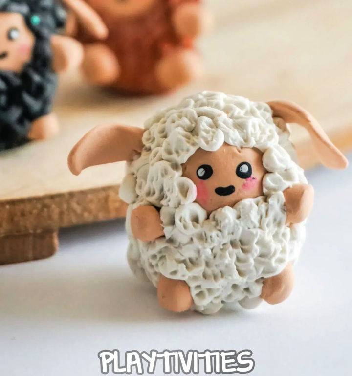 Easy and Fast Polymer Clay Sheep