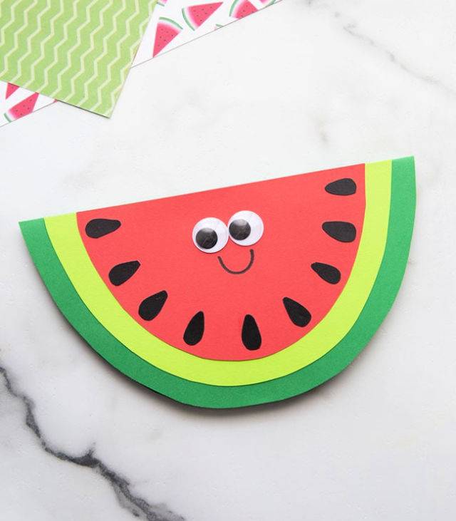 Easy and Fun Watermelon Craft for Kids