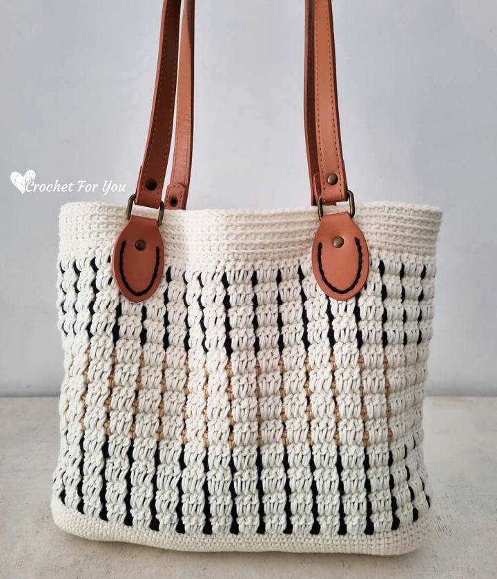 Elvina Crochet Tote Bag - Free Pattern