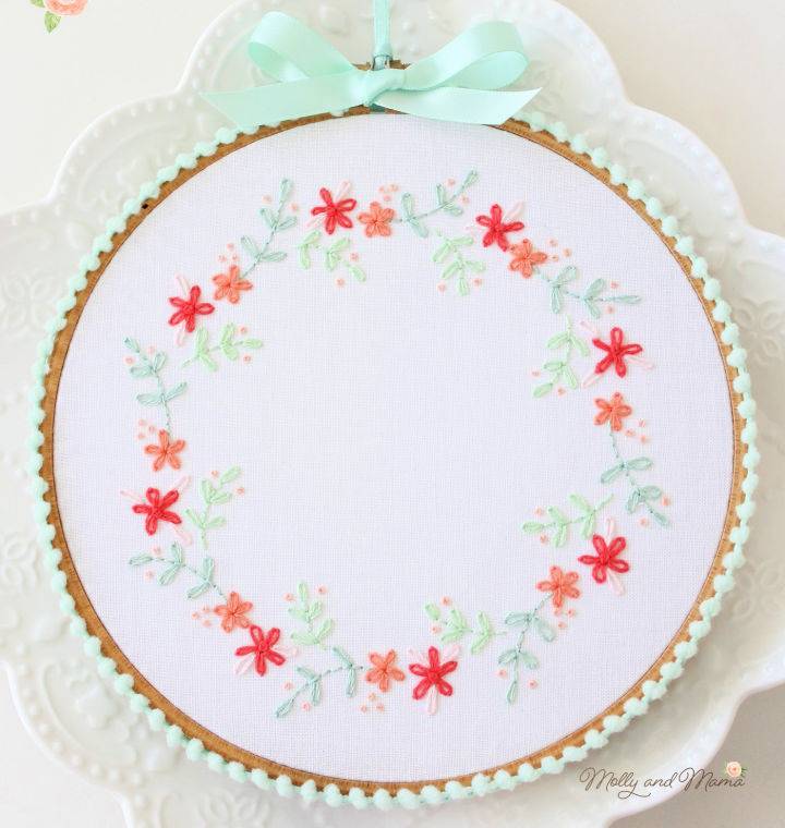 Embroidery Wreath