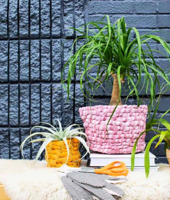 Making Your Own Fabric Planter