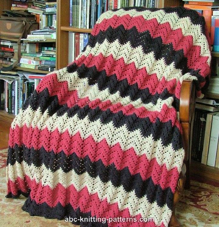 Fastest Crochet Lace Ripple Afghan Pattern