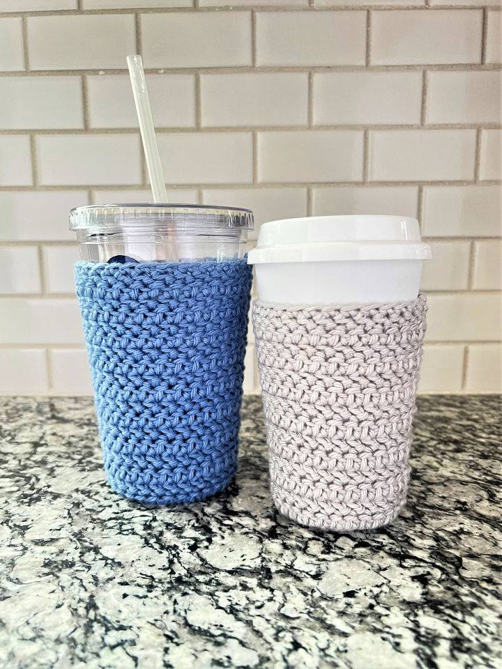 Fastest Crochet Marshmallow Cup Cozy Pattern