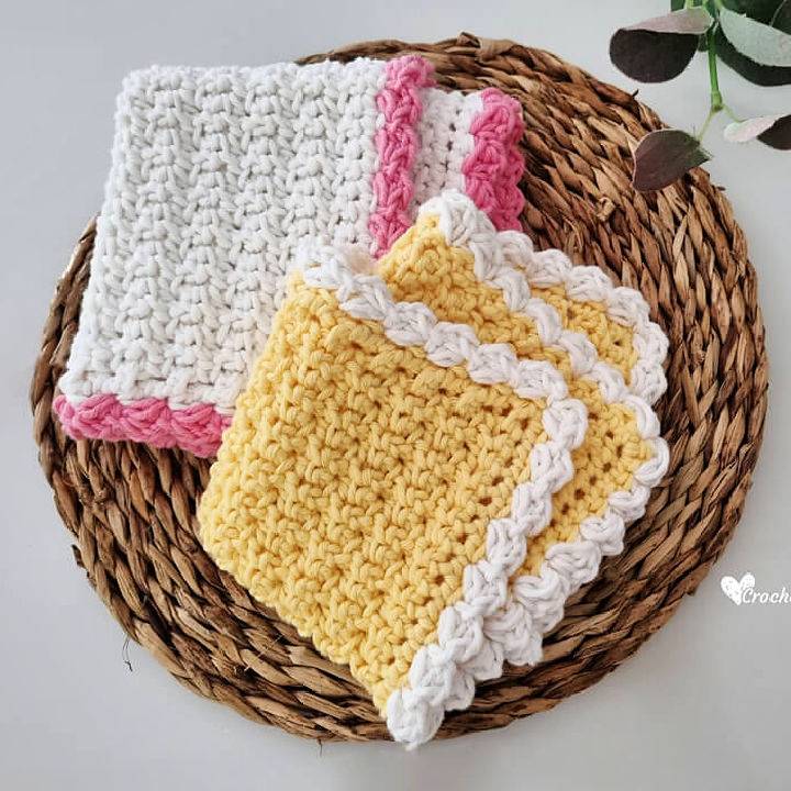 Fastest Crochet Mellow Dishcloth Pattern