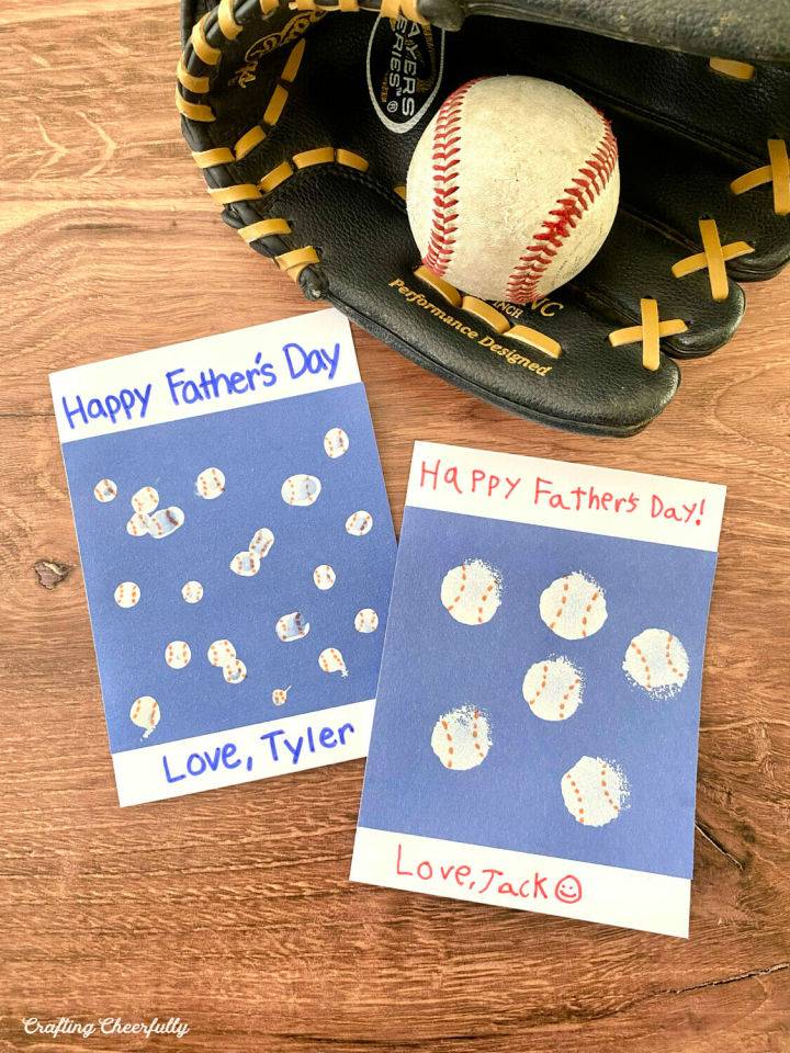 Father’s Day Baseball Card for Kids