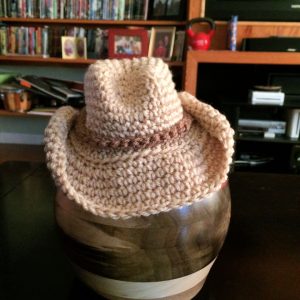 Crochet Cowboy Hat Pattern Free (PDF Instructions)