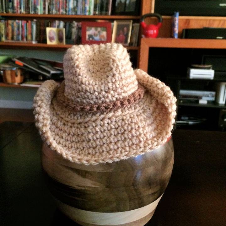 Free Crochet Baby Cowboy Hat Pattern