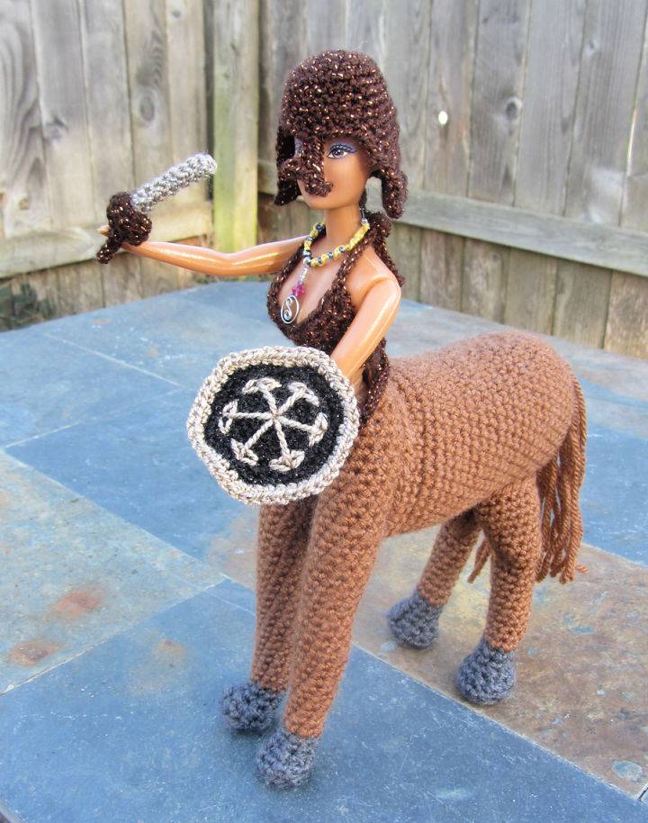 Free Crochet Barbie Centaur Costume Pattern