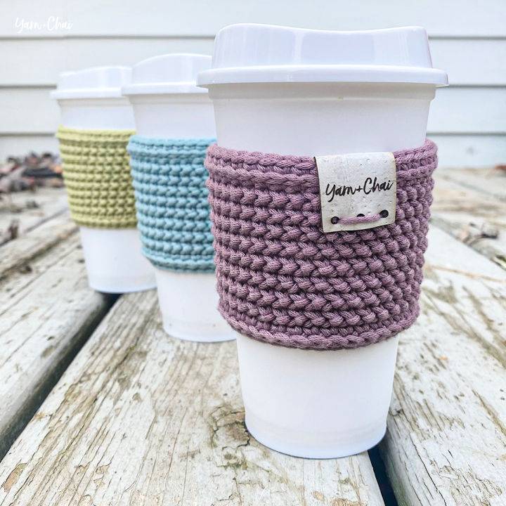 Free Crochet Coffee Cup Cozy Pattern