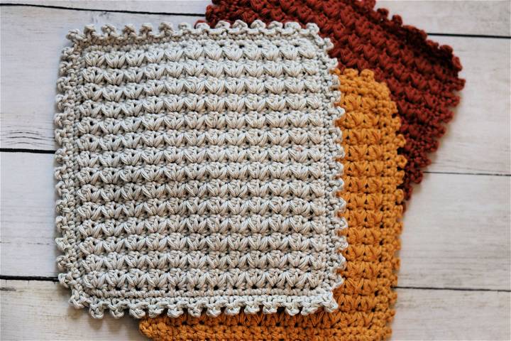Free Crochet Cottage Dishcloth Pattern